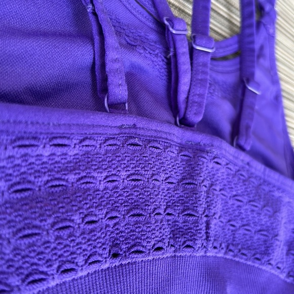 Gymshark Energy Seamless Sports Bra Indigo Size XS - Picture 7 of 8